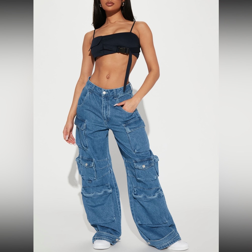 High Rise Blue Women's Jeans